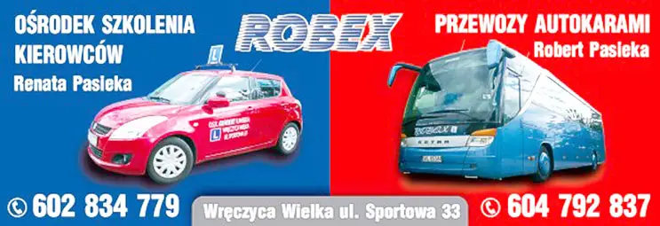 Usługi autokarem - OSK ROBEX Pasieka Renata
